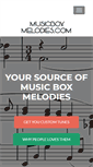 Mobile Screenshot of musicboxmelodies.com